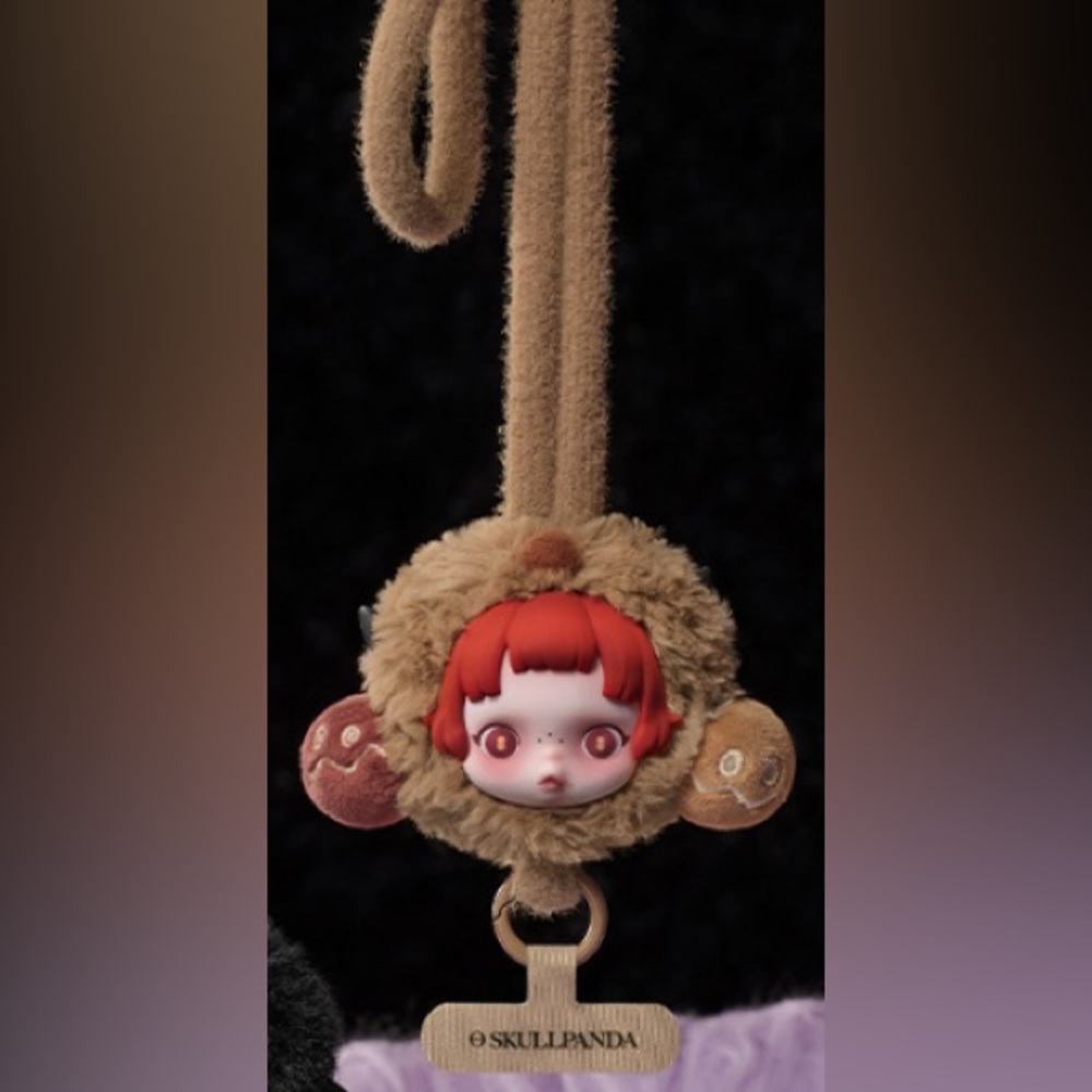 NIB SKULLPANDA You Found Me! Pranky Peanut Lanyard. Open box, sealed bag